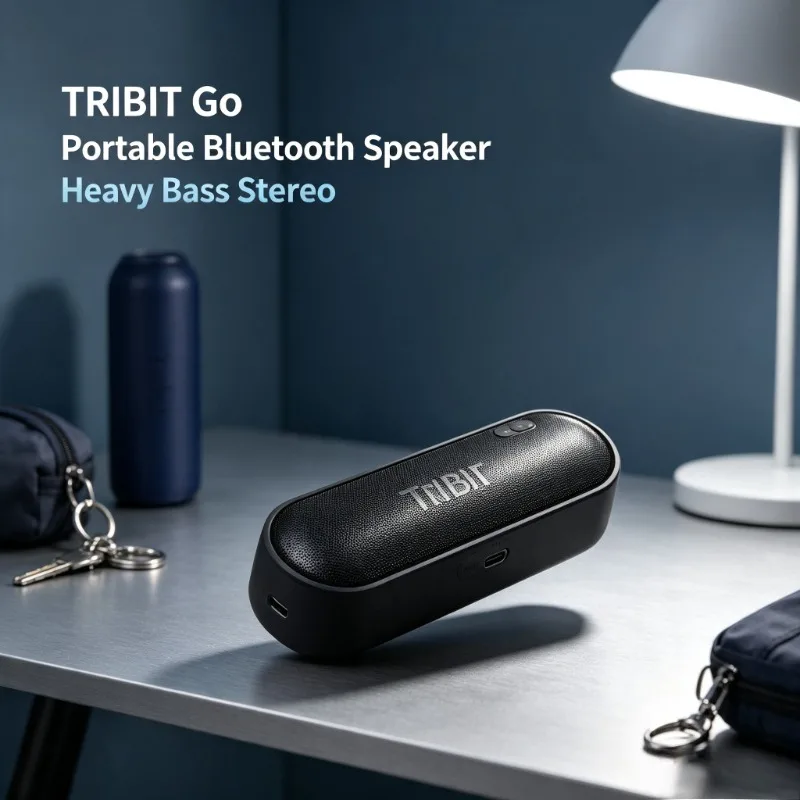 Фото Для портативной Bluetooth-колонки Tribit XSound Go 16W с защитой от воды IPX7, 24-часовым временем работы и поддержкой стереосопряжения TWS. №1