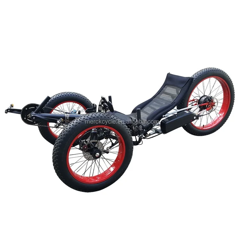 TrikExplor Adult Pedal Three Wheel Electric Assist 500W Fat 