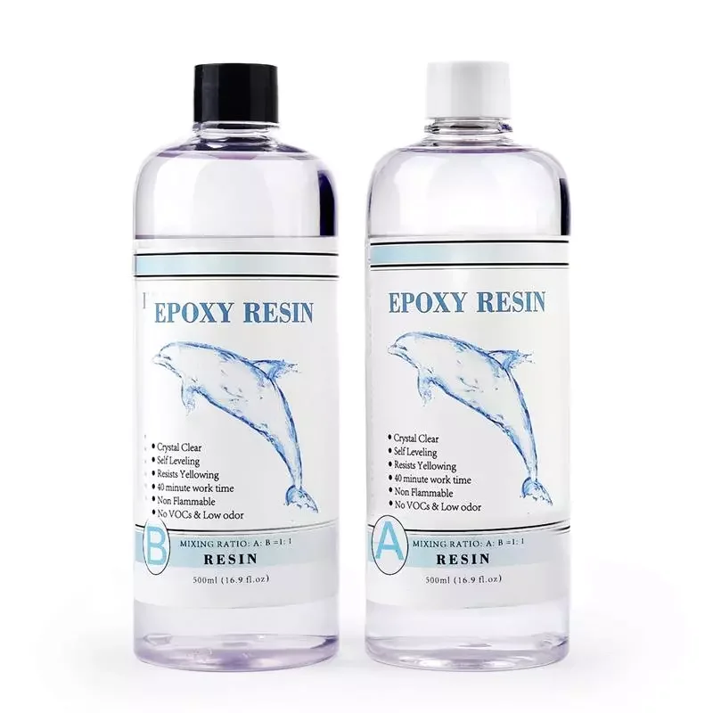 

New Resin AB Epoxy High Adhesive Kit 1 1 AB Epoxy Hardener Crystal Glue DIY Art Casting Resin Jewelry Making Accessories