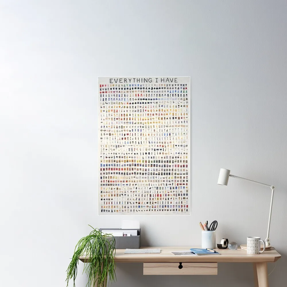 Картина «все, что у меня есть», Декор, современная настенная печать, комната, винтажная, домашняя фотография, смешная картина без рамки