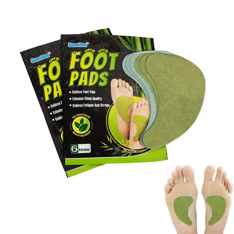 

Foot Pads 6Pcs Deep Cleansing Foot Pads Deep Cleansing Foot Patches To Improve Sleep Quality Remove Toxins Relieve Fatigue And