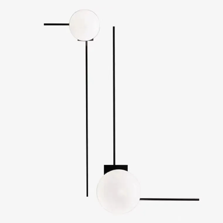 Современная Настенная Светодиодная лампа из белого стекла в скандинавском стиле