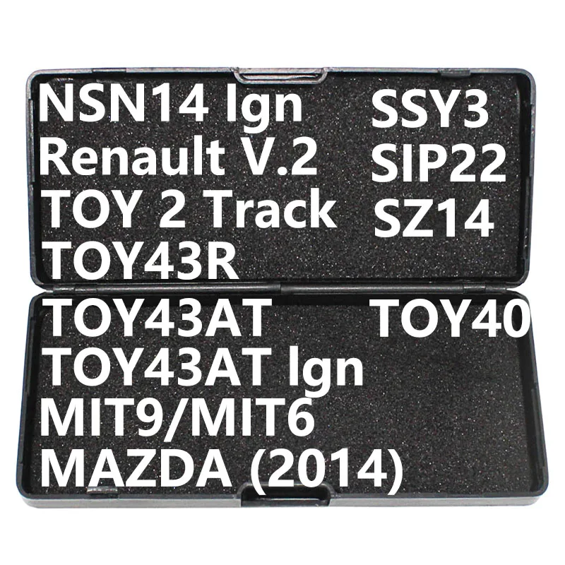 Слесарный инструмент Lishi HU134 HU136 TOY51 HU87 NSN14R TOY3R Ign B106 для Havel Qirui Chery Changan Geely |