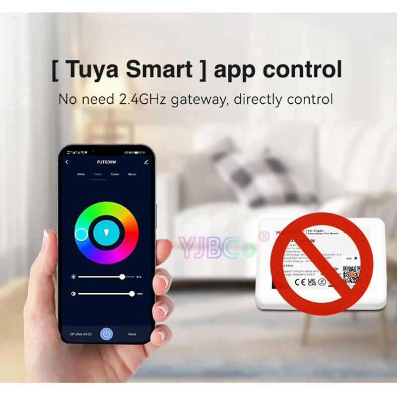 Miboxer 5 в 1 светодиодный контроллер LS2 (2 4G)/ZL5 (Zigbee + 2 4G)/WL5 (Wifi 4G) 12-24 В Alexa/Google