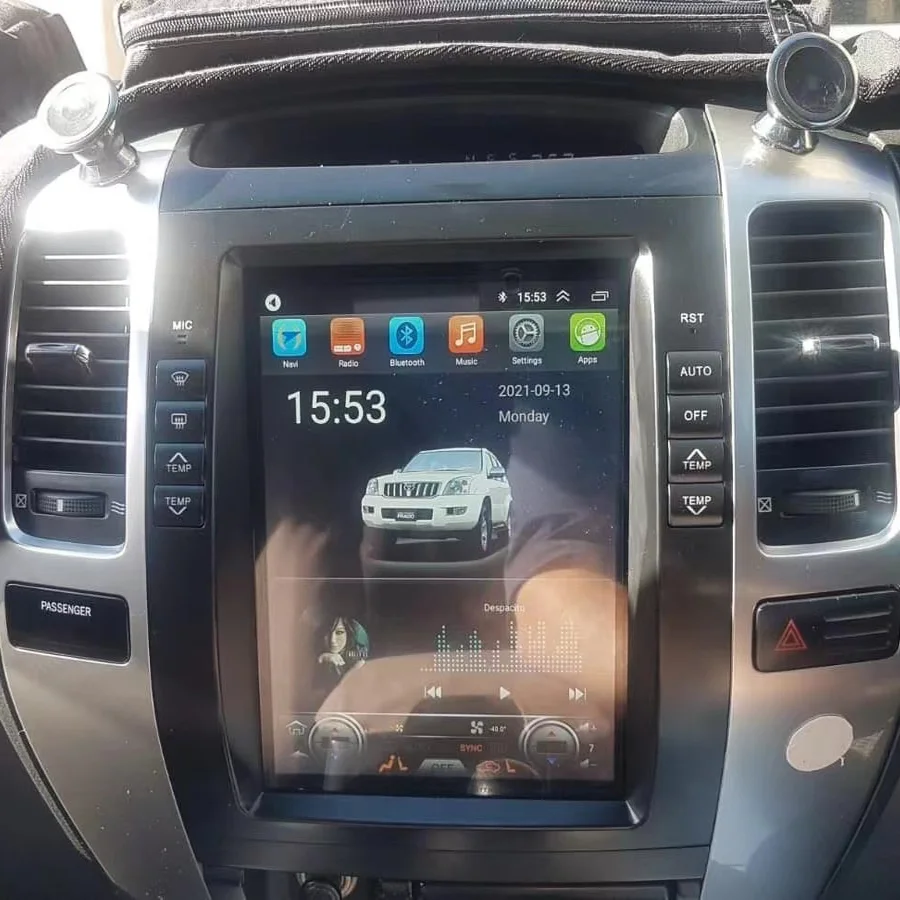 Авторадио Android плеер для Lexus GX470 Toyota Prado Land Cruiser 120 2002-2009 экран Tesla 2 DIN Стерео GPS