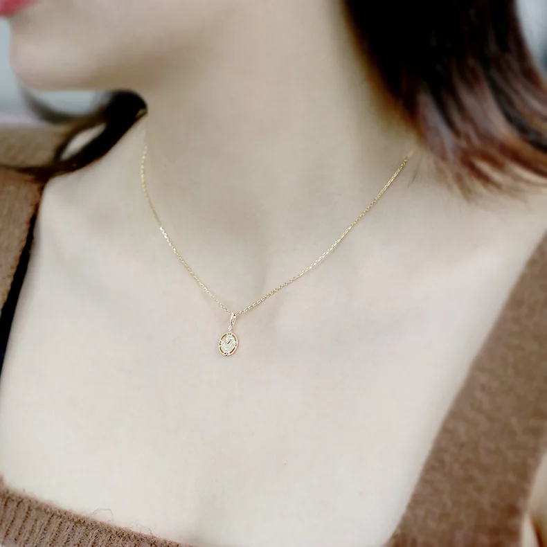 Женское Ожерелье-Тотем из серебра 925 пробы с позолотой