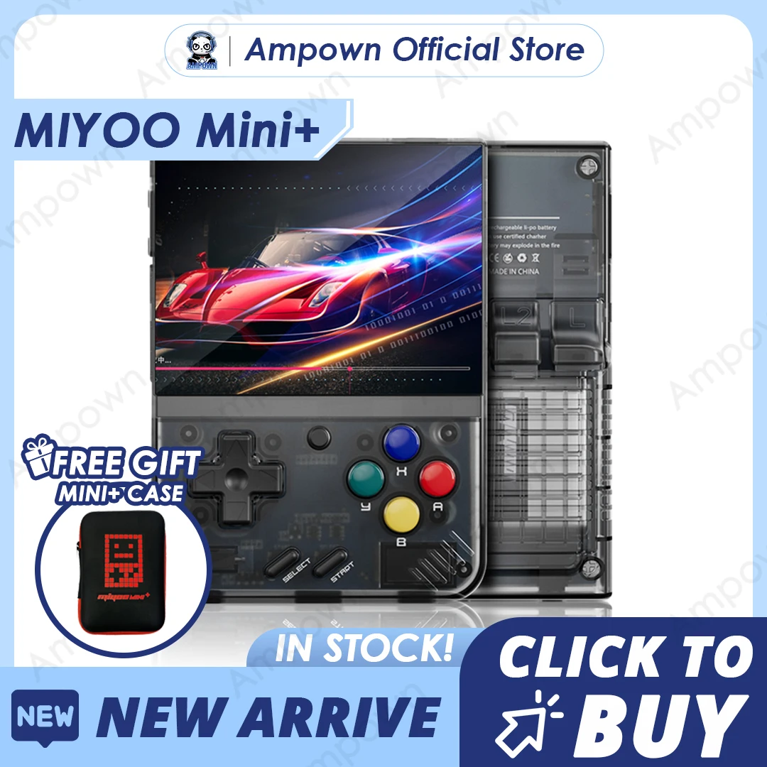 Портативная Ретро игровая консоль MIYOO Mini Plus V2 Mini + IPS экран Классическая игровая консоль операционная система Linux детский подарок Портативная Ретро игровая консоль MIYOO Mini Plus V2 Mini + IPS экран Классическая игровая консоль операционная система Linux детский подарок