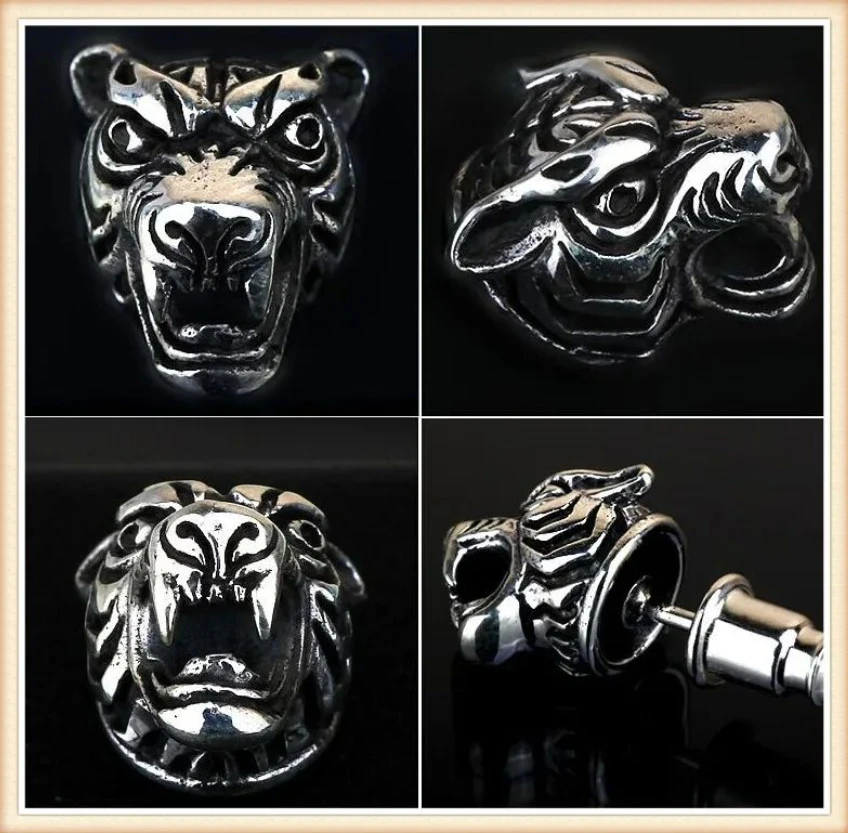 Модные Ретро серьги Хиппи Тигр