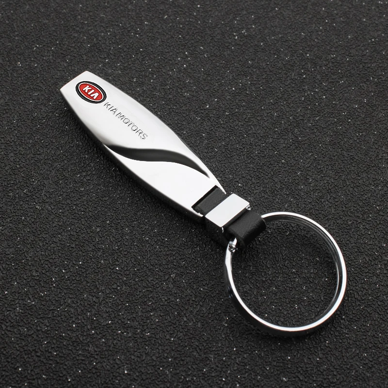 

Car Emblem Water Droplets Keychain Men Women Metal Key Ring For KIA Sportage Picanto Ceed Rio Sorento Cerato Niro Stonic R K5 K2
