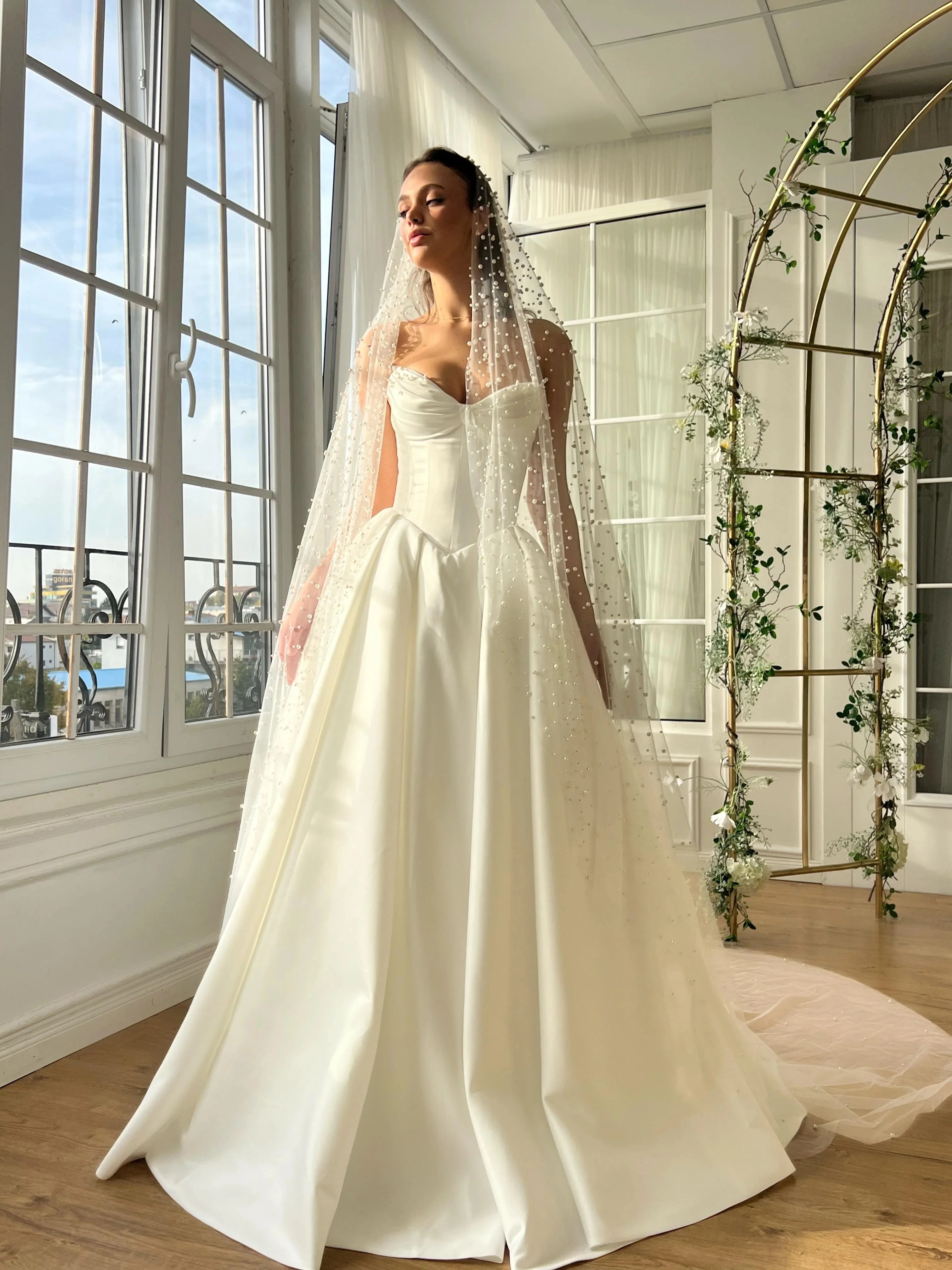 Vestido De Noiva Minimalista атласное свадебное платье корсет Abiti Da Sposa Sartoriali Blanco Novia Civil Brautkleider