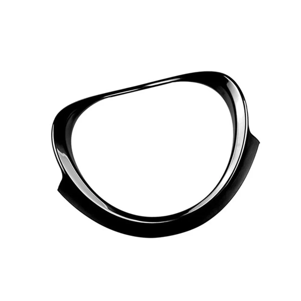 

For Honda Vezel HR-V HRV 2021 2022 Interior Car Steering Wheel Ring Panel Cover Trim Decoration Frame Bright Black