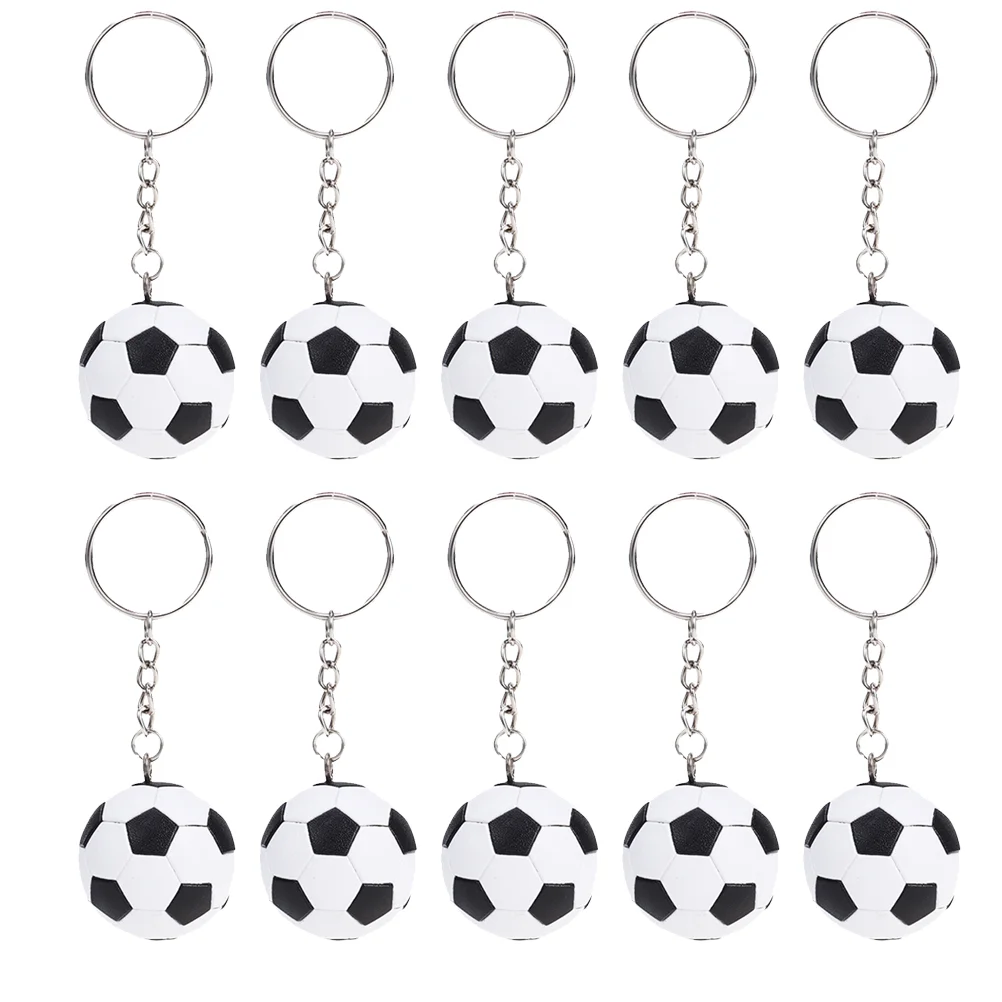 

24pcs Mini Football Keychains Creative Key Chain Pendants Key Hanging Pendants