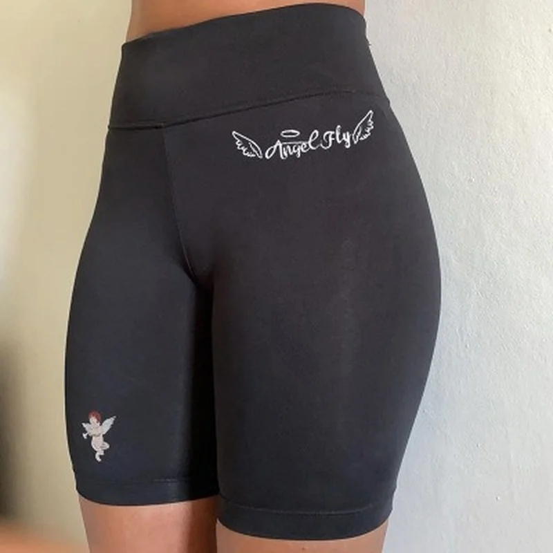 

New Summer Women Cycling Bike Shorts Solid Black Female Pantalones Booty Stretch Short Sweatpants High Waist Bodycon Streetwear