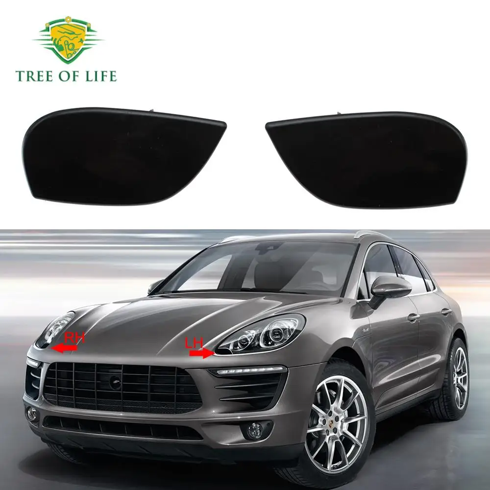 

95B955283A 95B955284A Front Bumper Headlight Washer Spray Nozzle Jet Cover Cap For Porsche MACAN 2015 2016 2017 2018 95B955100A