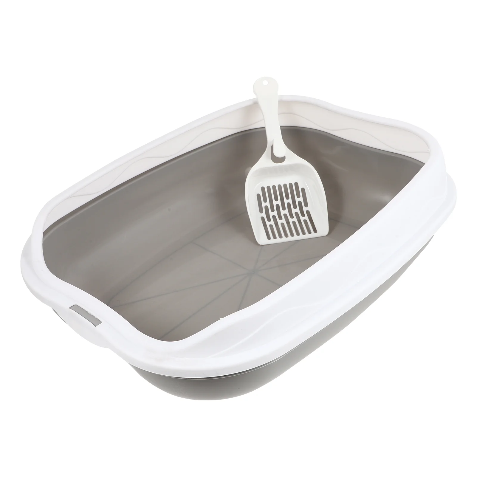 Cat Pet Toilet Anti Pan Splashing Kitten Cats Potty Training Bedpan Basin Sided Open High Non Stick Dog Toilette