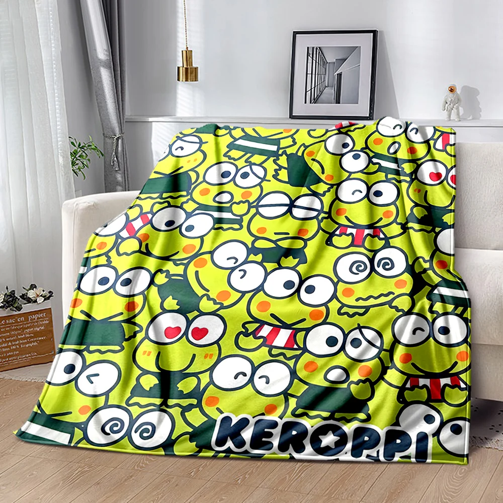 Фланелевое одеяло Sanrio Keroppi 6 размеров
