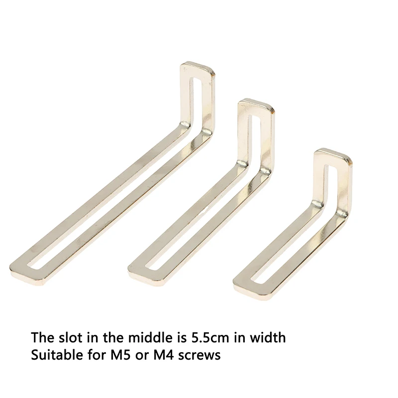 

Nickel-plated Corner Bracket Adjustable 90 Degree L-Shaped Corner Brackets Angle Iron Connector Shelf Support Accessories
