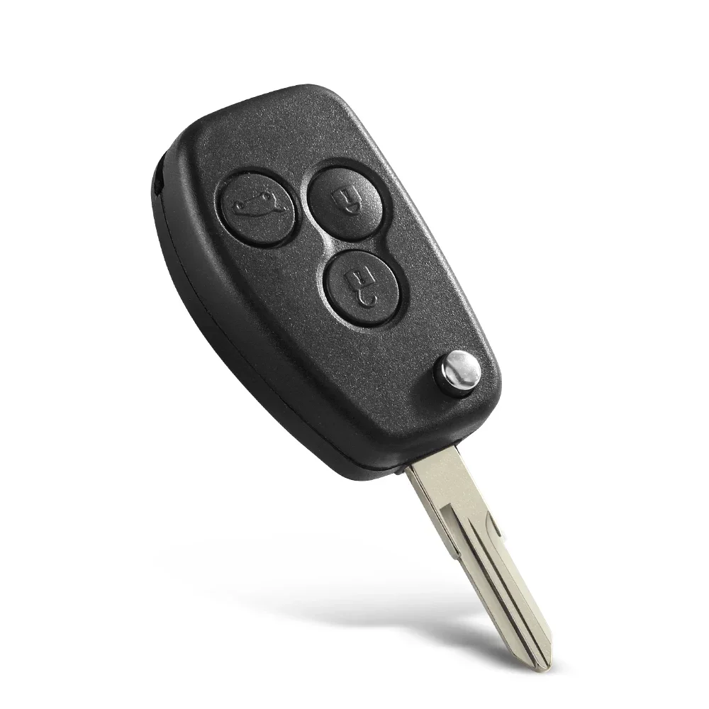 KEYYOU 10 шт. VAC102 NE73 модифицированный корпус ключа для Renault Dacia Modus Logan Clio Espace Nissan 2/3BTN