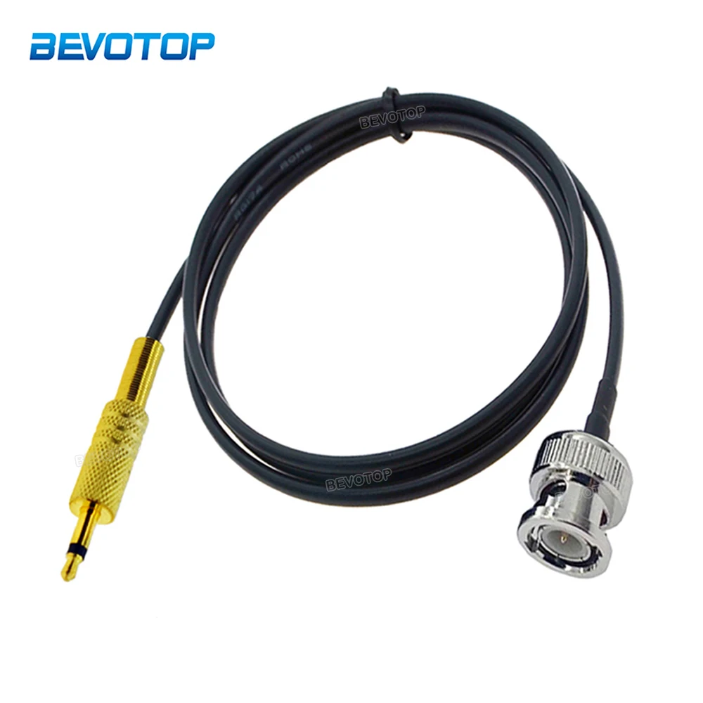 

3.5mm Mono Male 1/8" TS Plug to BNC Male Plug CCTV Camera Monitor Antenna Cord 50 Ohm RG174 Pigtail RF Coaxial Cable Jumper