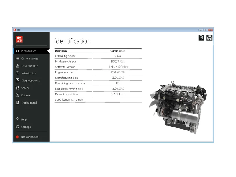 Диагностический комплект HATZ (CANFOX)