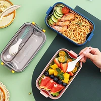 fashion salad container food grade 3 colors clear lid salad container bento box lunch box 1 set