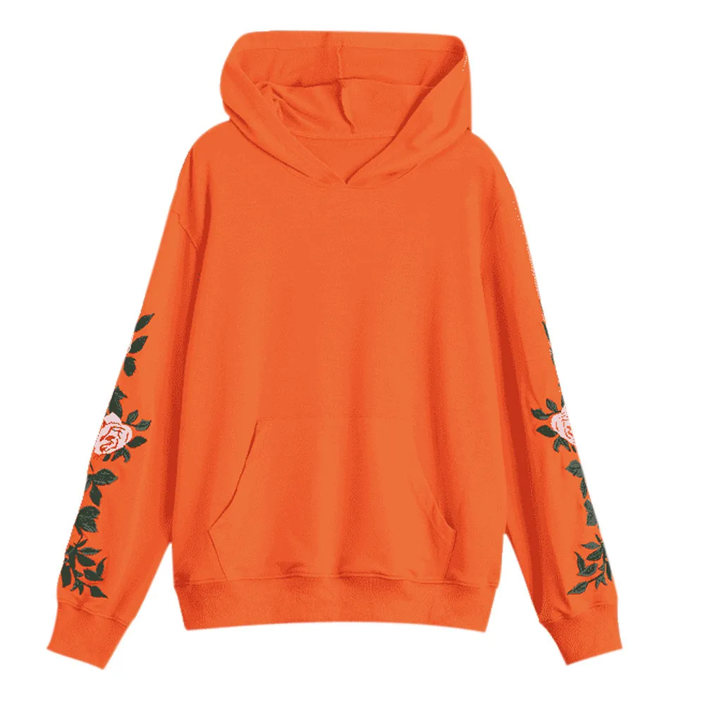 

Спереди Женская длинная рубашка с карманом, блузка с рукавом, Цветочная толстовка с капюшоном, модная толстовка, Женская флисовая толстовка...