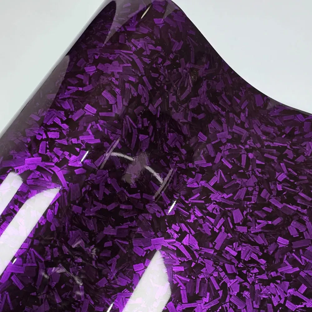 9D виниловая пленка из углеродного волокна глянцевая фиолетовая наклейка для