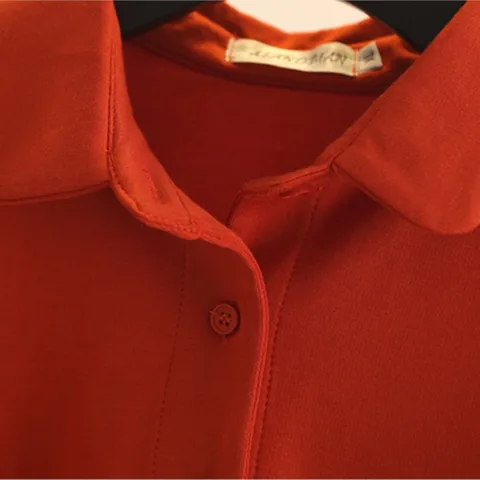 Женская Блестящая куртка, осенняя повседневная одежда, модная рубашка с длинным рукавом и отворотом, верхняя одежда, изогнутые пальто F21 5878