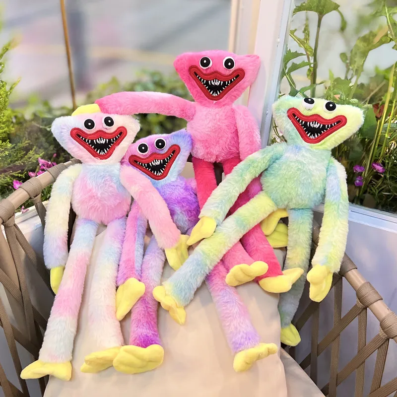 

42cm New Colorful Huggy Wuggy Stuffed Plush Toy Poppy Playtime Game Horror Doll Scary Soft Peluche Toys For Children Boy Gifts