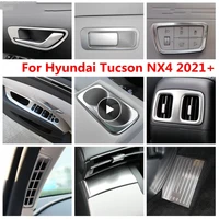 for hyundai tucson nx4 2021 2022 accessories armrest box air ac outlet vent panel handle bowl head light cover trim cover trim