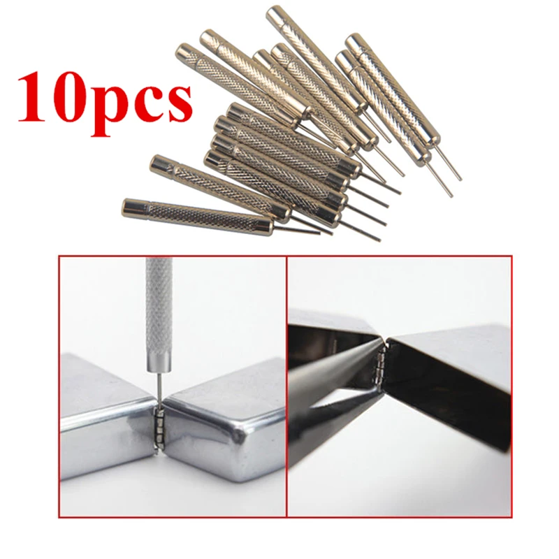 

10pcs/Lot Dismantle Hinge Pins Universal Metal Punch For Kerosene Lighter Outer Case Link Pin Remover DIY Repair Convenient Tool