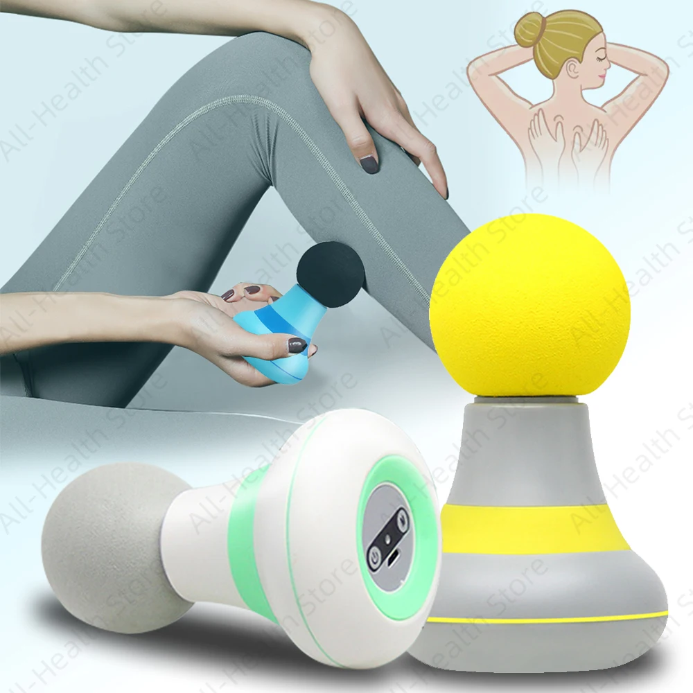 

Muscle Massage Gun Mini Electric Ncek And Back Massager Gun Body Massage Foot Machine For Men Vibrators Head Massager Machine