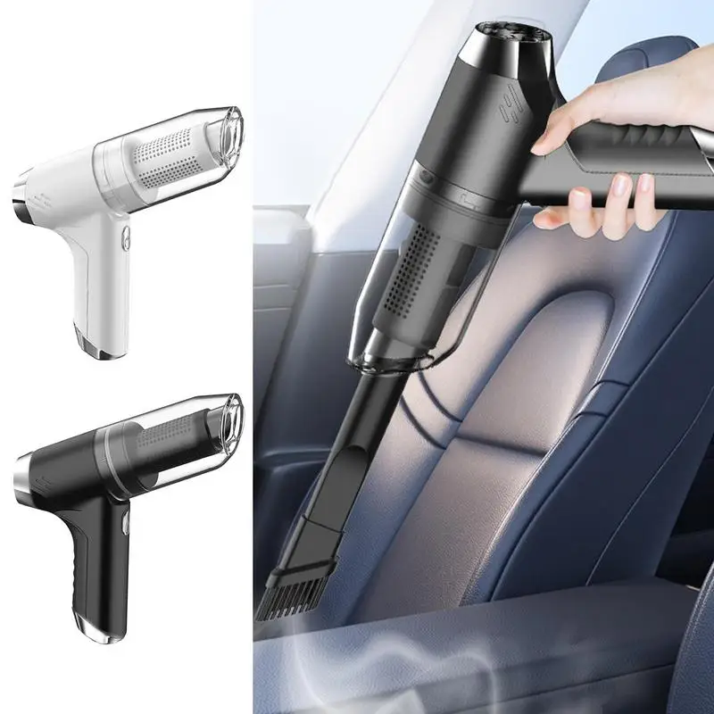Пылесос автомобильный беспроводной Аккумуляторный с мощным всасыванием 4000 Па