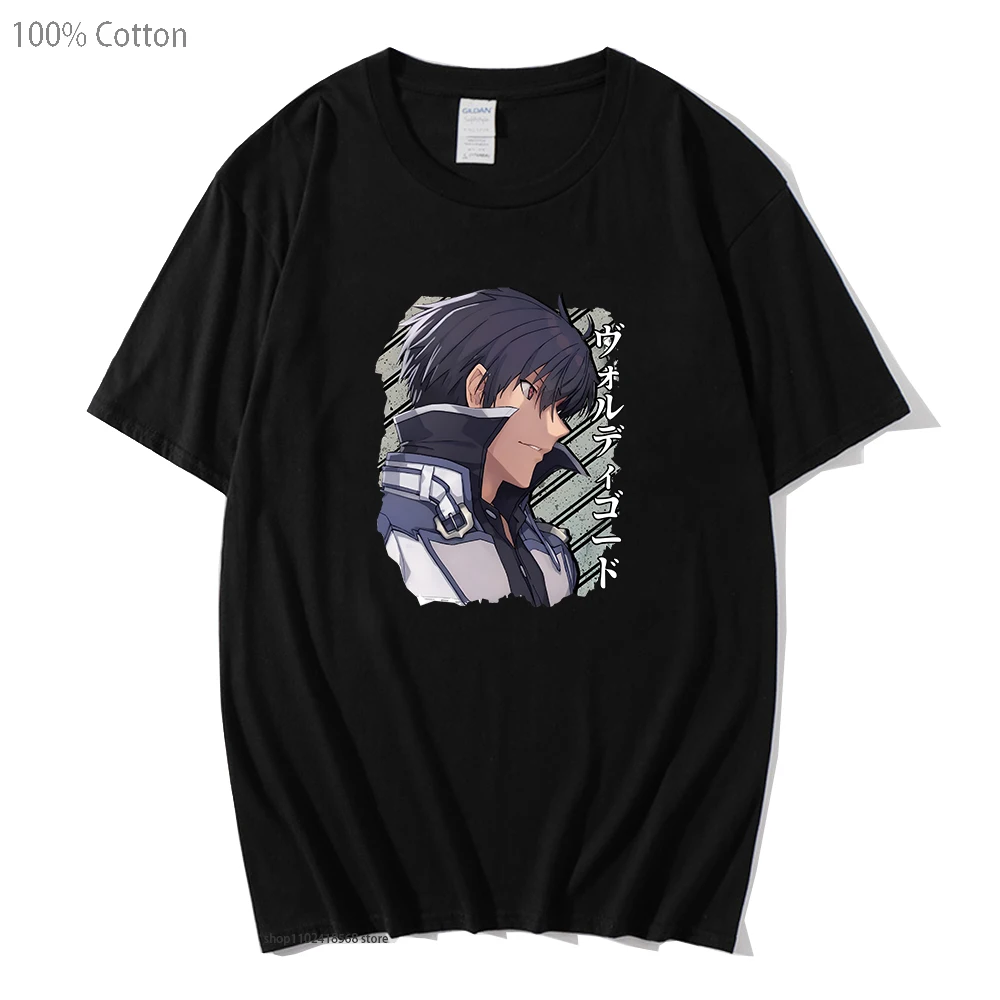 

Maou Gakuin No Futekigousha T-Shirts Anos Demon King Tshirt Mens Short Sleeve Casual O-neck Cartoon 100%Cotton Top Women Clothes