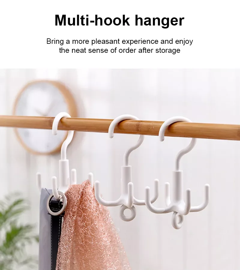

Handbag Bag Holder Space Saving Hanger Cabinets Clothes Rack 360 Degree Rotation Shoes Belt Scarf Hanging Rack Saving Space
