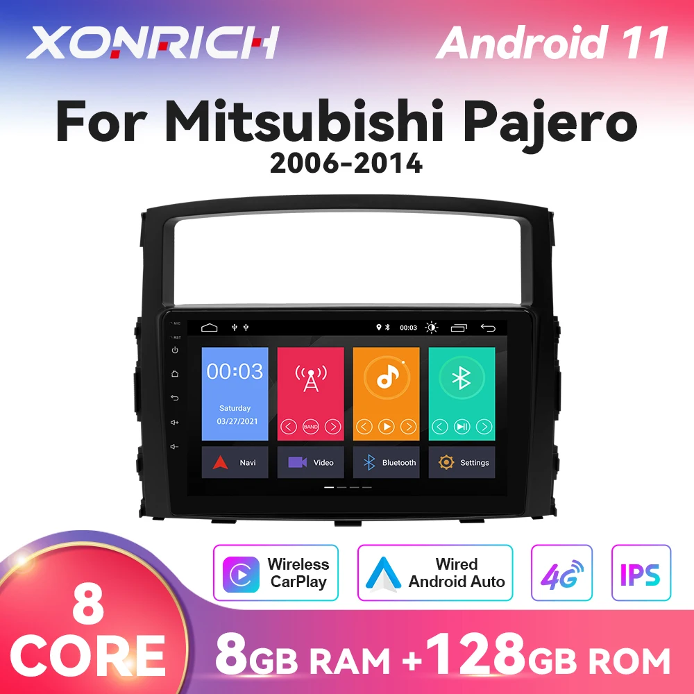 Автомагнитола Carplay для Mitsubishi PAJERO 4 2006-2014 2DIN GPS Wi-Fi DSP RDS IPS | Автомобили и мотоциклы