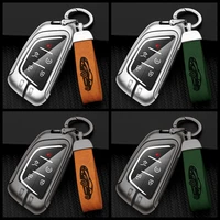 car remote control 5button key bag case cover buckle for cadillac ct4 ct5 ct4 v c8 corvette 2018 2019 2021 retrofit accessories