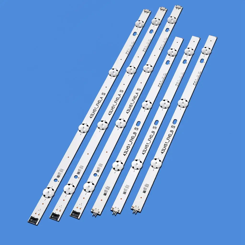 6piece/lot Strip of LED 43LH51_FHD _ a Type L for LIG 43LH5100 43LH590V 43 inch use 100%new LCD TV backlight bar