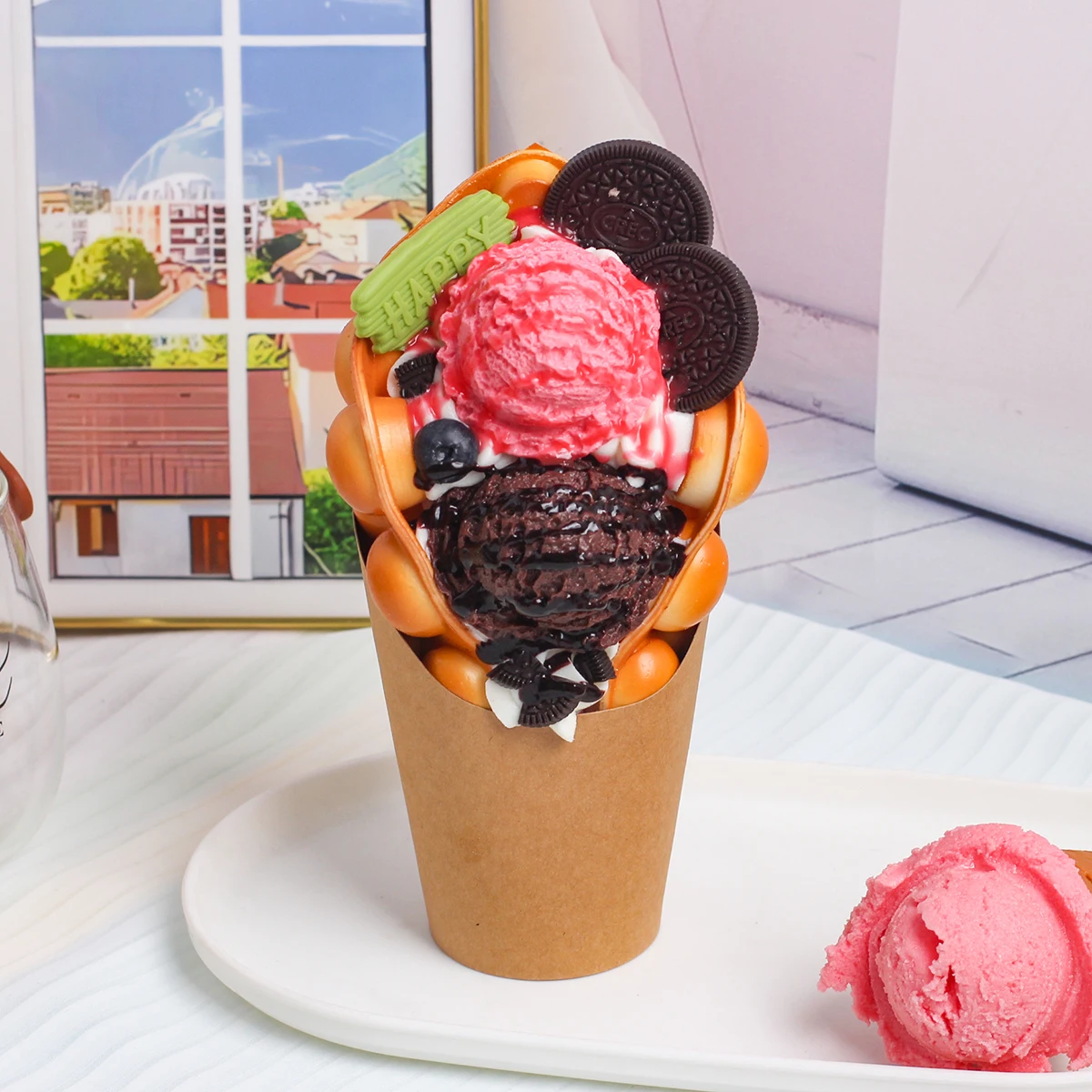 

Искусственный полиуретановый желток для декора