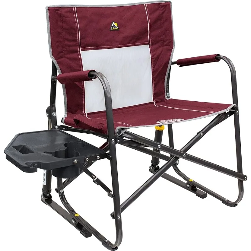 

Freestyle Rocker XL Portable Folding Rocking Chair, Outdoor Camping Chair With Side Table