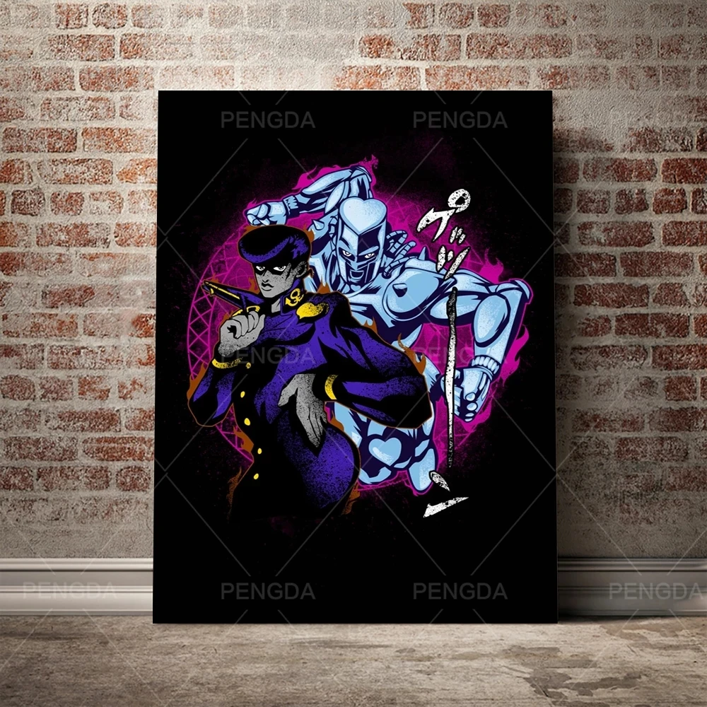 

Home Decorative Painting Josuke Higashikata Canvas Printed Poster JoJo'S Bizarre Adventure Modern Wall Art Boy Bedroom No Frame