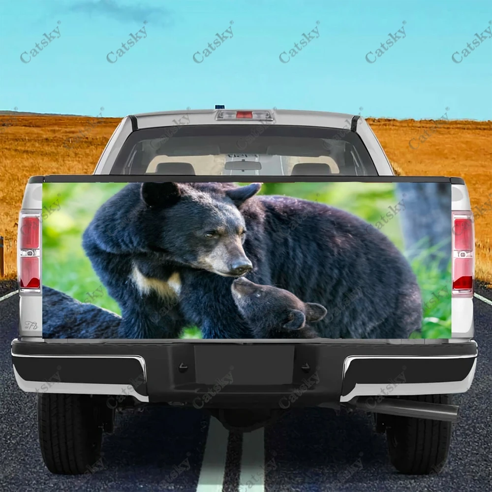

black bear animal Car stickers, truck rear decoration, painting, car modification stickers, car accessories, rear decals