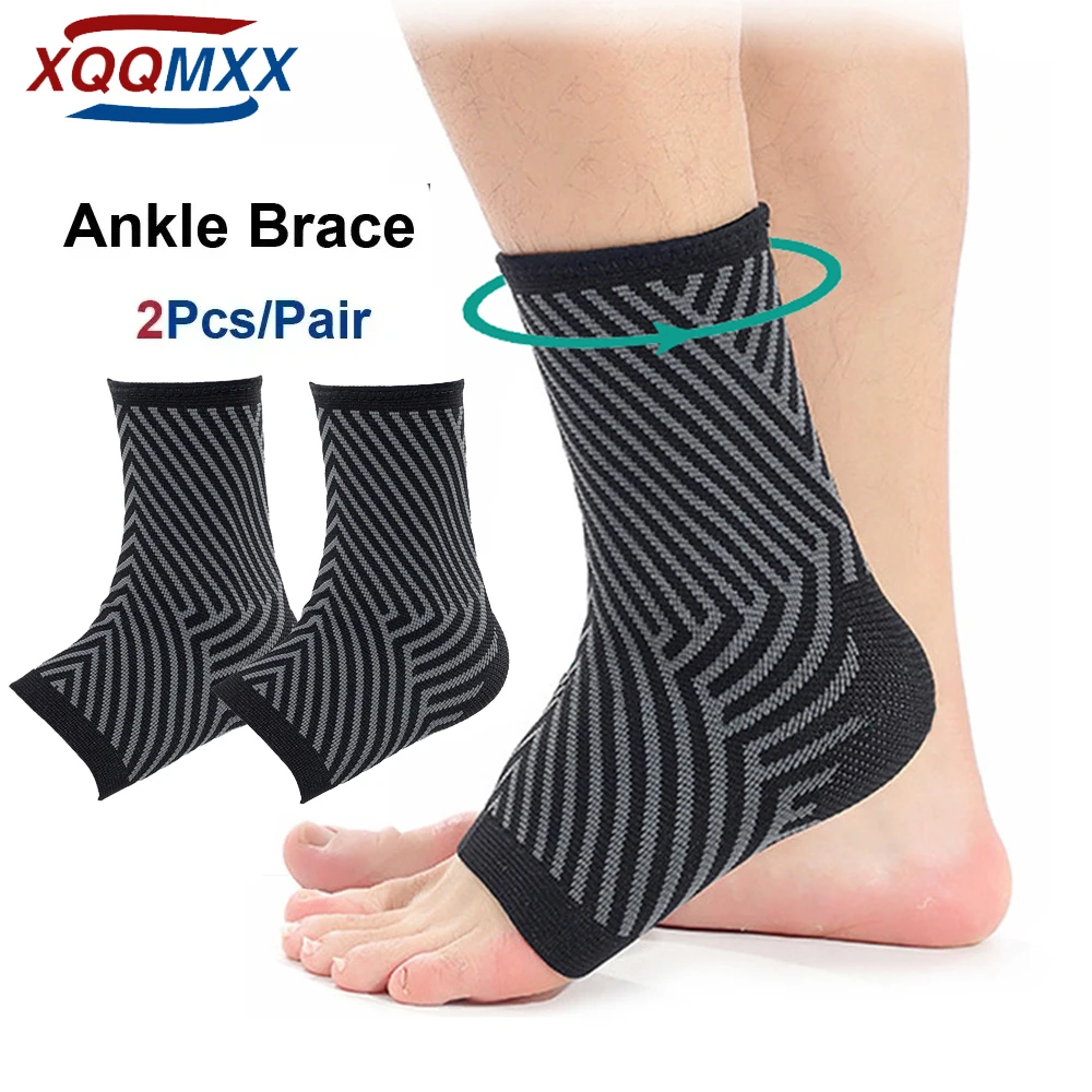 

Ankle Brace Support for Men Women, Best Compression Sleeve Socks for Your Foot or Sprained Ankle, Helps With Achilles Tendonitis