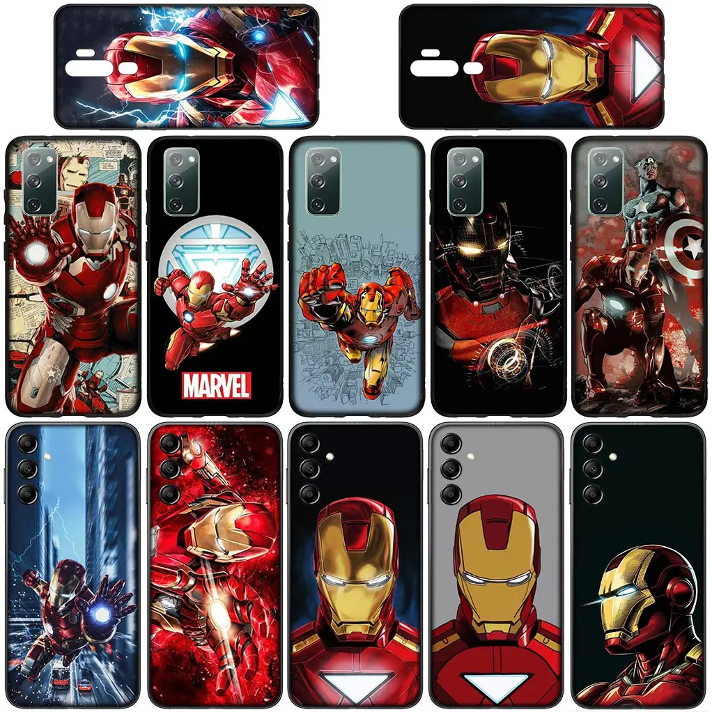 Чехол IronMan для телефона с изображением Железного человека Marvel Xiaomi Redmi Note 9 8 11 Pro 4G 5G