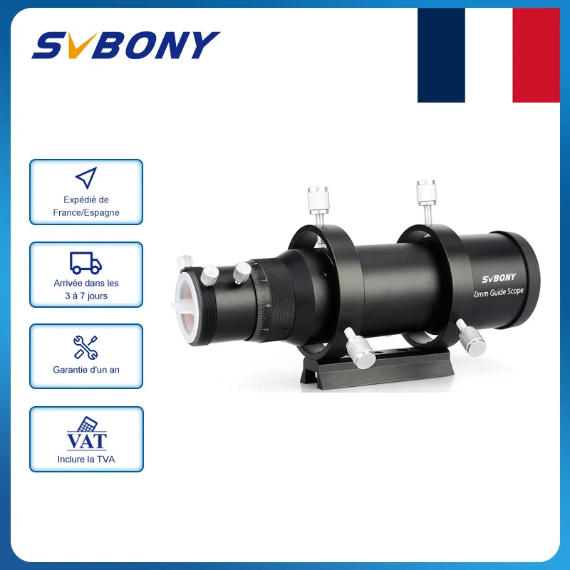 SVBONY SV106 50190 60240 Telescope Guides ,Guide Telescope with Helical Focus Finder and Multi-Purpose Guide Telescope