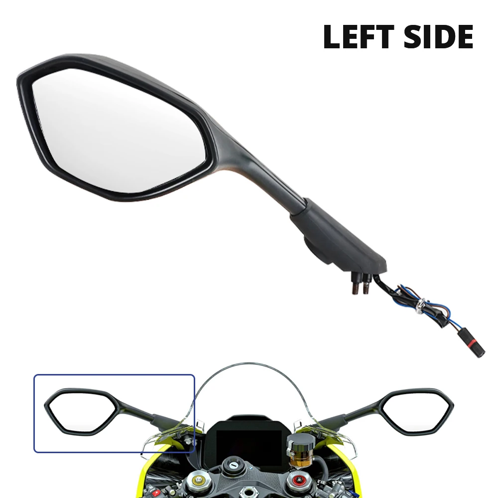 

Боковое Зеркало BMW S1000RR M1000RR Для Мотоцикла Со Светодиодным Сигнальным Индикатором — Конструкция Из Алюминия И АБС-плас...