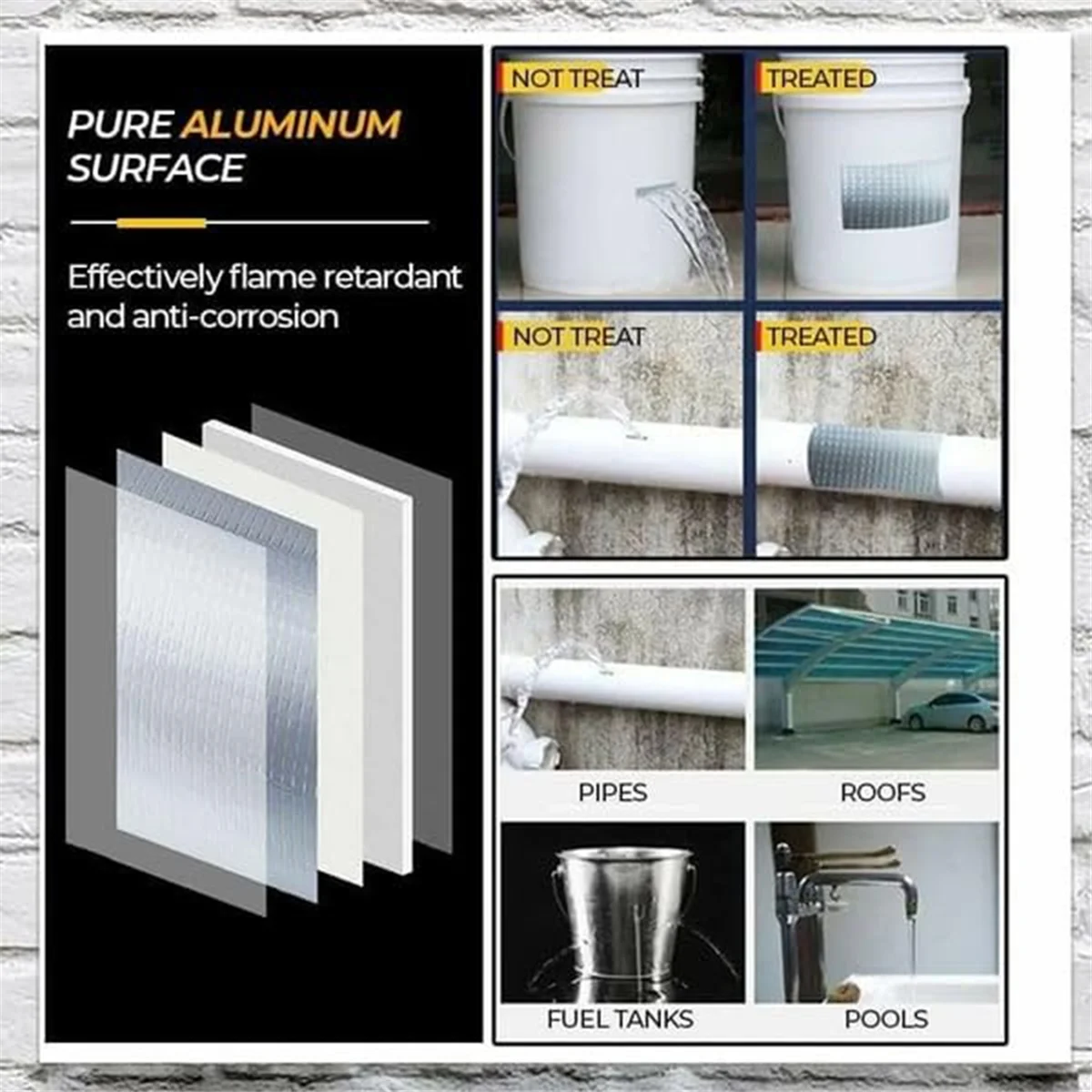 Суперводонепроницаемая лента. Лента из бутилкаучука водонепроницаемая