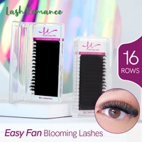 easy fanning eyelash extensions blooming eyelashes flare eyelashes russian volume auto fan eyelashes natural cilia silk lashes