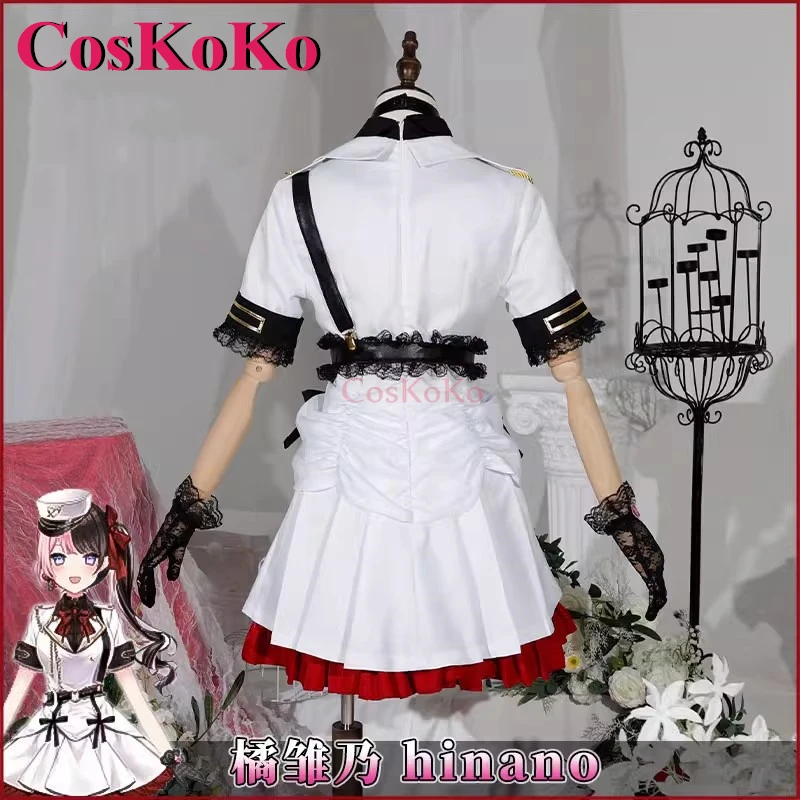 Фото CosKoKo Hinano Tachibana Косплей Аниме VTuber VSPO! Костюм, милая милая униформа, полный комплект, одежда для ролевых игр на Хэллоуин №2