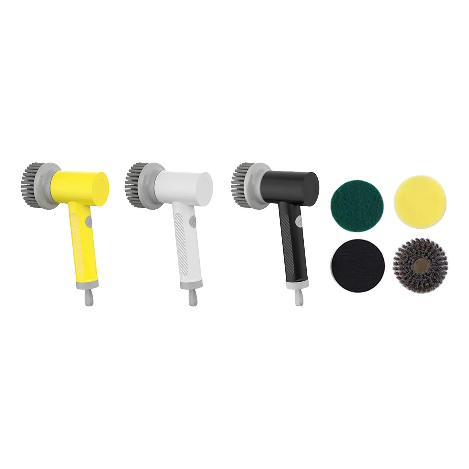 

Электрический вращающийся скребок с насадками-щетками, скребок для душа, перезаряжаемый мощный скребок для ванной комнаты, настенной плитк...